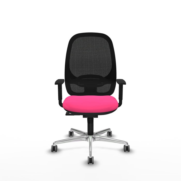 PIQUERAS Y CRESPO Silla de oficina Cilanco Rosa y Negro