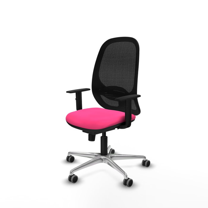 PIQUERAS Y CRESPO Silla de oficina Cilanco Rosa y Negro