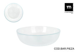La Mediterranea Plato Hondo Venezia de Vidrio Ø 18cm (Pack de 6)