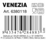La Mediterranea Plato Hondo Venezia de Vidrio Ø 18cm (Pack de 6)