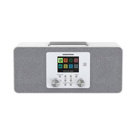 Grundig DTR 6100 Radio Portátil 2.1 DAB+ con WiFi, Bluetooth, USB, Pantalla TFT de 2.8" y 28W - Blanco