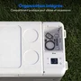 MEDION Refrigerador eléctrico MD370027 Compacto 28 L Clase C 45 dB Congelación por compresor