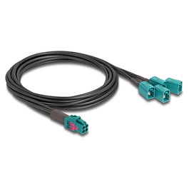 DeLOCK Kabel Mini FAKRA Z Buchse quad zu 4 x FAKRA Z Buchse A-Typ