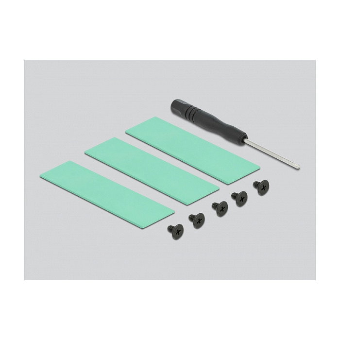 DeLOCK Disipador de calor para M.2 SSD 2280 Negro