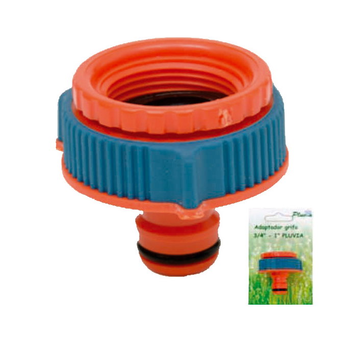 Pluvia Adaptador Grifo Hembra 1/2-3/4 Bimateria K1412R Pluvia Adaptador Grifo Hembra 1/2-3/4 Bimateria K1412R