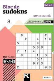 MEGASTAR EDITORIAL, Bloc de sudoku 8 (Nivel 4-6)