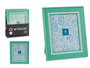 Giftdecor Portafotos 20x25 cm Menta Plástico y Cristal (Set de 24)