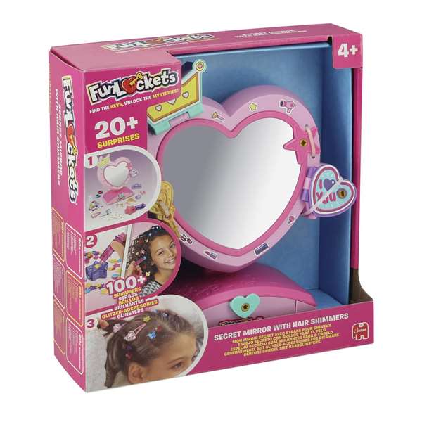Diset Espejo Secreto Fun Lockets con Compartimentos, Más de 20 Sorpresas y Aplicador con Brillos para el Pelo Diset Espejo Secreto Fun Lockets con Compartimentos, Más de 20 Sorpresas y Aplicador con Brillos para el Pelo
