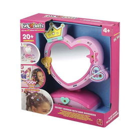 Diset Espejo Secreto Fun Lockets con Compartimentos, Más de 20 Sorpresas y Aplicador con Brillos para el Pelo