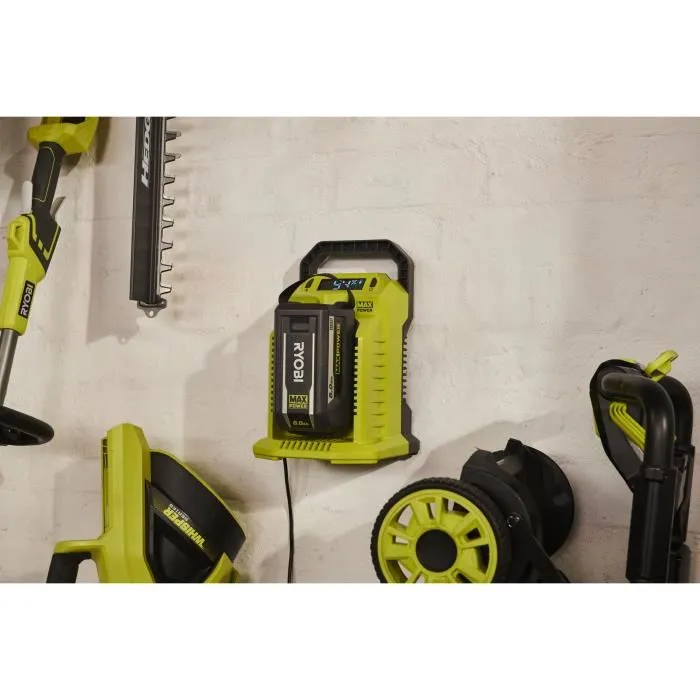 Ryobi Cargador 36V Ultrarrápido 10A AAAOD74650 con Pantalla LCD