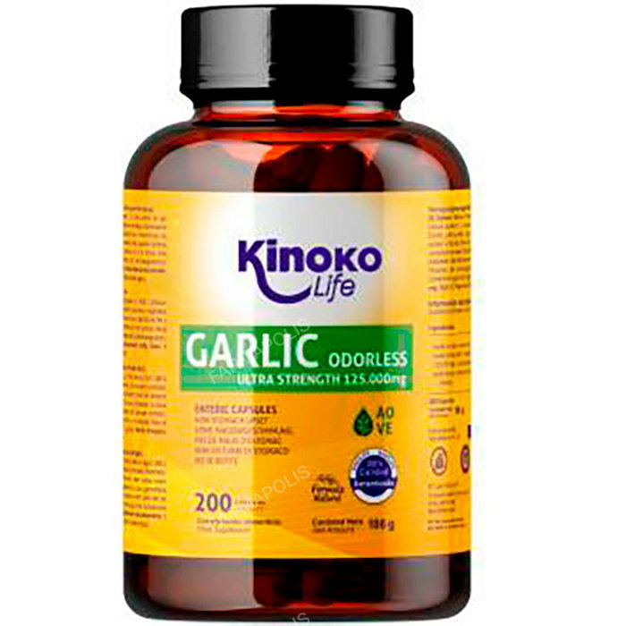 KINOKO LIFE GARLIC OIL (Aceite de ajo) 200 cápsulas