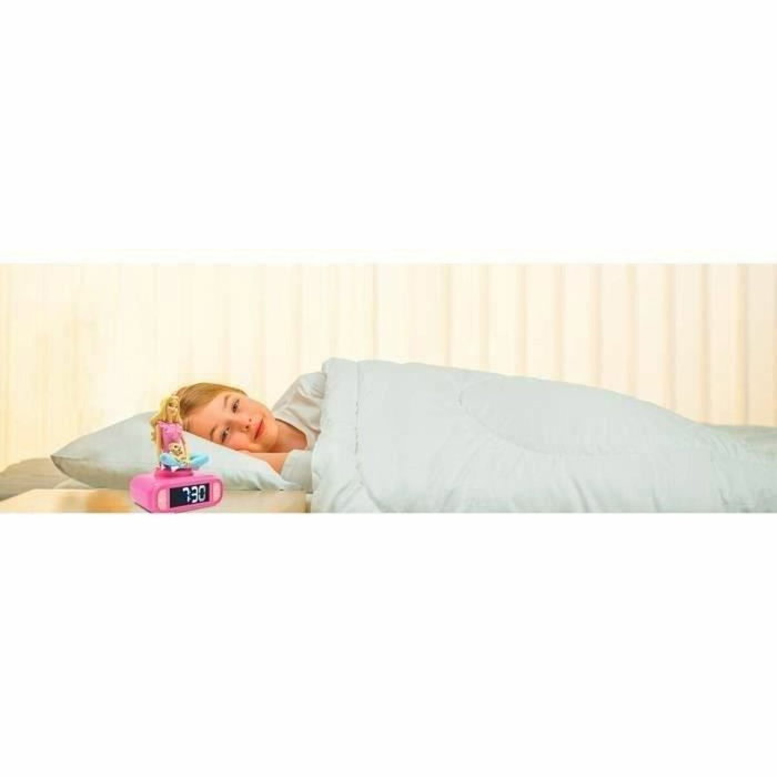 Lexibook Despertador digital Barbie con luz nocturna y efectos de sonido