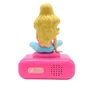 Lexibook Reloj Despertador Digital LEXRL800BB con Luz Nocturna Brillante y Efectos de Sonido, Diseño Barbie 3D