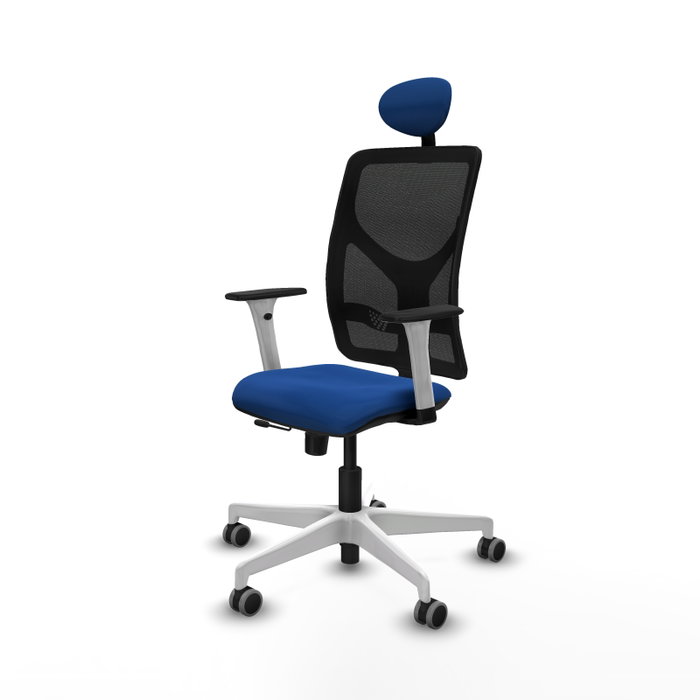 PIQUERAS Y CRESPO Silla de oficina Motilla Azul con mecanismo Sincro/Traslack PIQUERAS Y CRESPO Silla de oficina Motilla Azul con mecanismo Sincro/Traslack