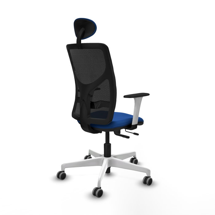 PIQUERAS Y CRESPO Silla de oficina Motilla Azul con mecanismo Sincro/Traslack PIQUERAS Y CRESPO Silla de oficina Motilla Azul con mecanismo Sincro/Traslack