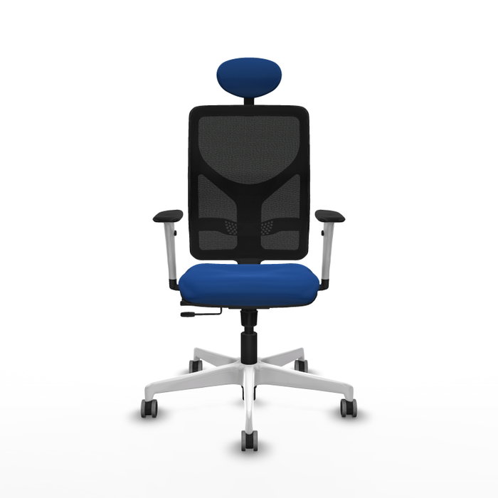 PIQUERAS Y CRESPO Silla de oficina Motilla Azul con mecanismo Sincro/Traslack PIQUERAS Y CRESPO Silla de oficina Motilla Azul con mecanismo Sincro/Traslack