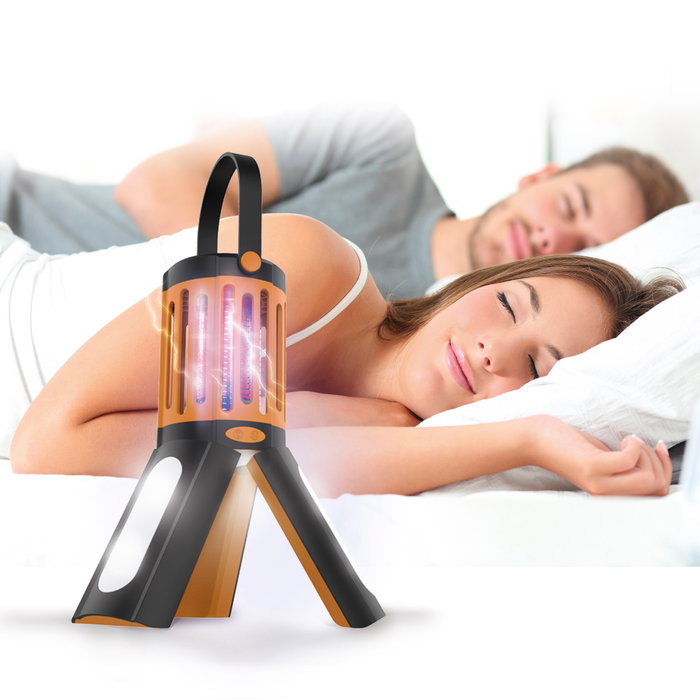Aktive Lámpara antimosquitos LED 2 en 1 portátil