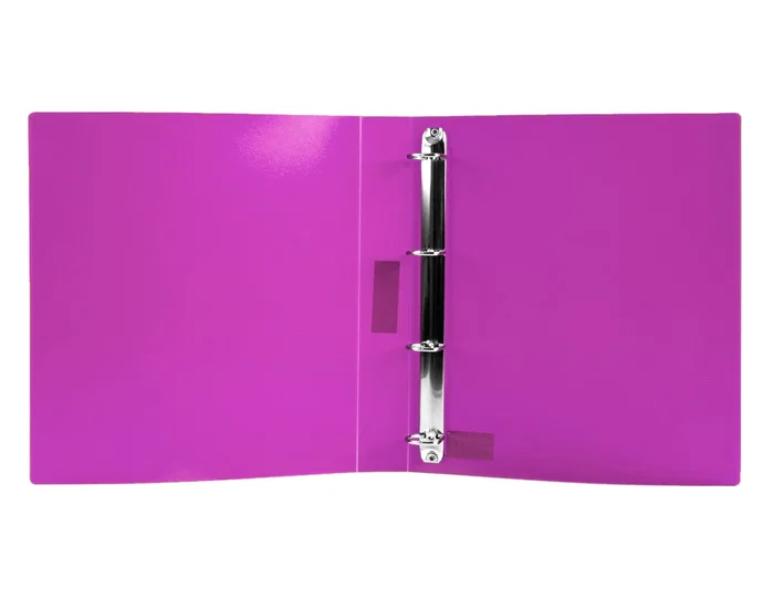 Liderpapel Carpeta 4 anillas 25 mm DIN A4 Polipropileno Lavanda Opaco