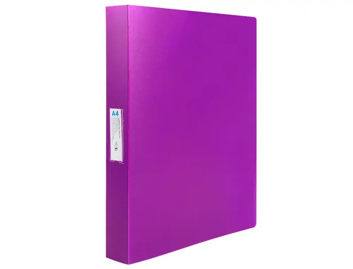 Liderpapel Carpeta de 4 anillas 25 mm Lavanda Opaco DIN A4