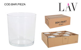 LAV Vaso Pinta 34 cl Bodega 8.5x8.5x9 cm (48 Unidades)