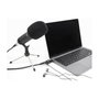 DeLOCK 67128 Tarjeta de sonido externa USB Type-C™ a 2 x 3,5 mm Negro