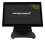 Premier KT-100 FT W TPV Todo-en-Uno de 15.6 Pulgadas Táctil, Intel N97, 8GB RAM, 128GB SSD, Negro