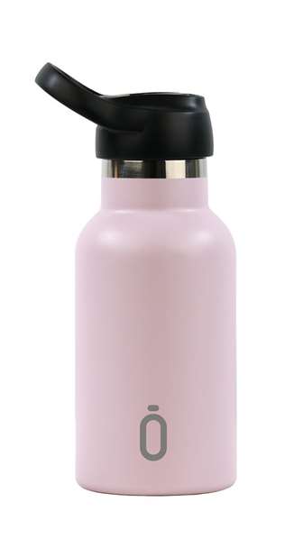 Botella Térmica Safta Rosa empolvado Rosa Silicona Acero Inoxidable