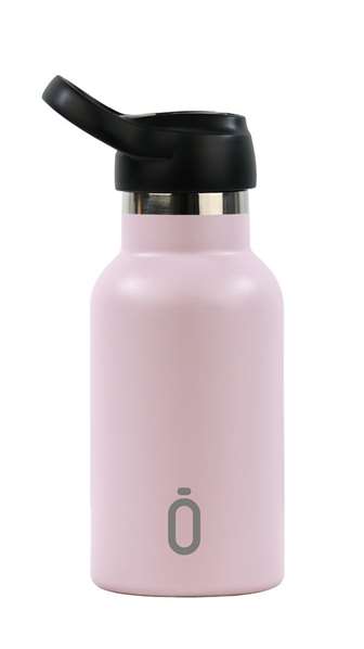 Botella Térmica Safta Rosa empolvado Rosa Silicona Acero Inoxidable