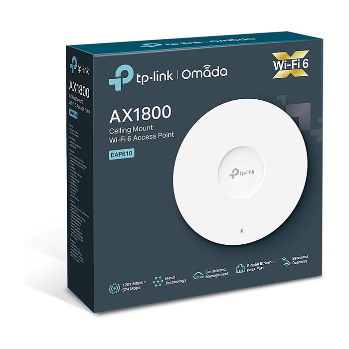 TP-Link Omada EAP610 Wifi-6 AX1800 Punto de Acceso Inalámbrico