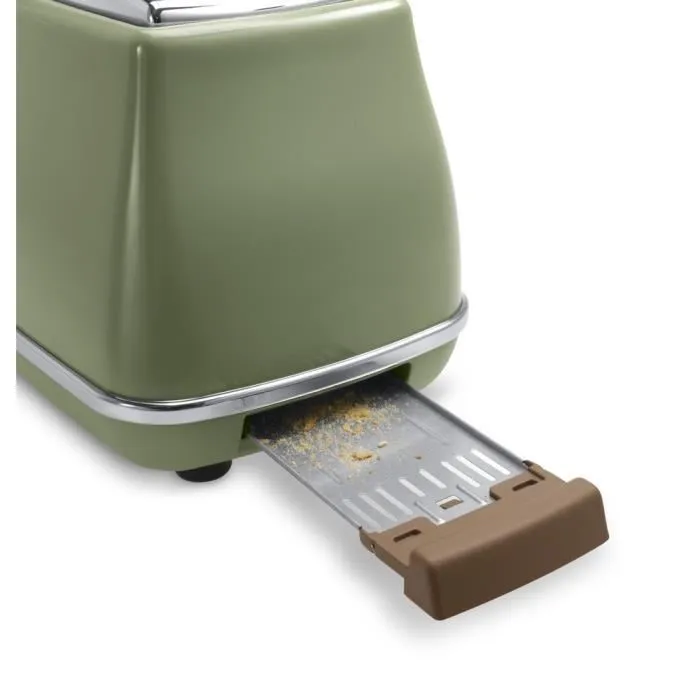 Delonghi Icona Vintage CTOV 2103.GR - Tostadora Verde Delonghi Icona Vintage CTOV 2103.GR - Tostadora Verde