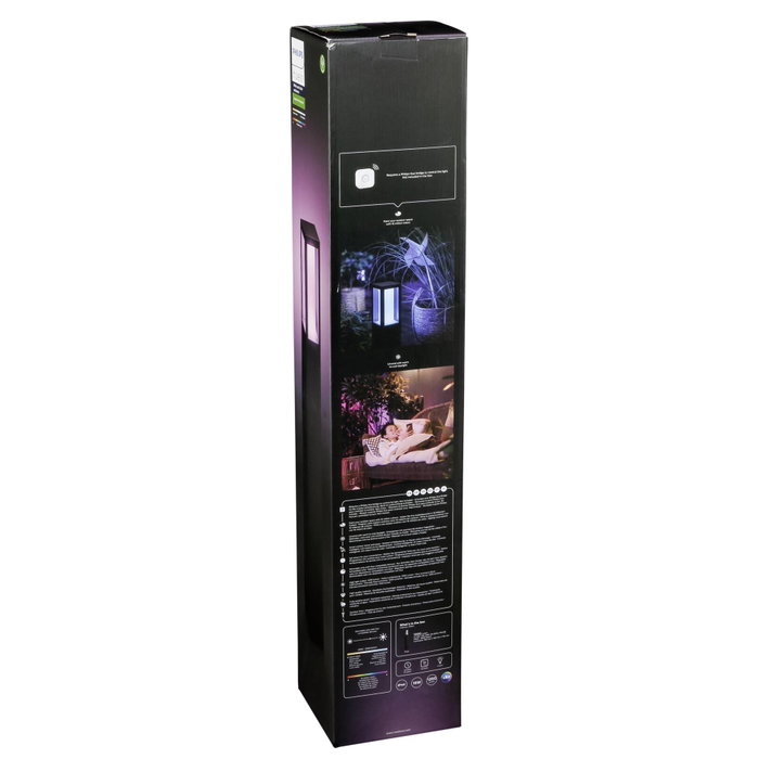 Philips Hue Impress Lámpara de poste para exteriores LED, negro Philips Hue Impress Lámpara de poste para exteriores LED, negro