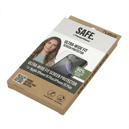 GUAN Protector Pantalla Cristal Templado para Apple iPhone 16 Plus/15 Plus, GA-GCLEZ-IP24-BLFM67