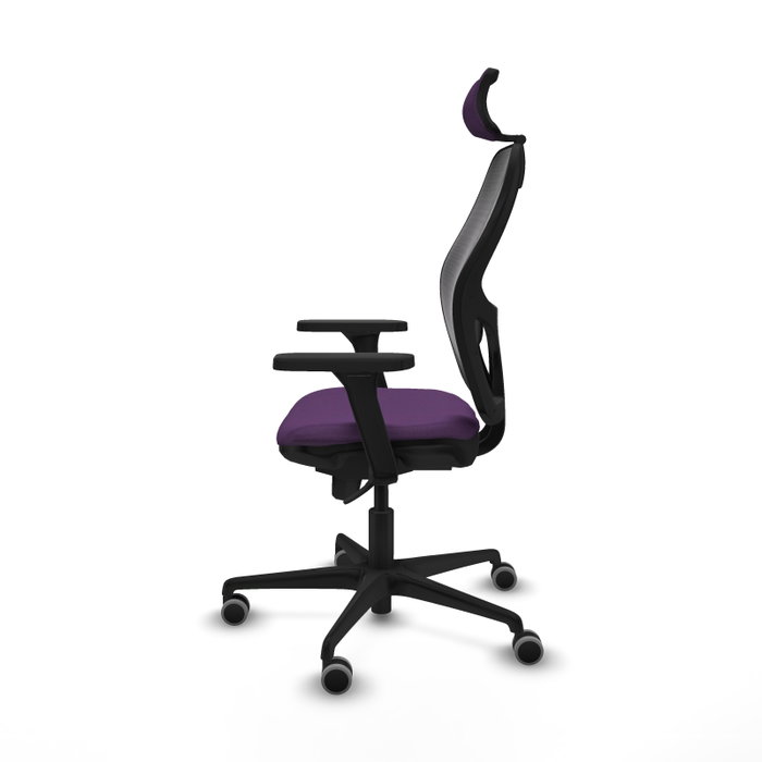 PIQUERAS Y CRESPO Silla de oficina Jorquera con mecanismo Sincro, Morado y Negro PIQUERAS Y CRESPO Silla de oficina Jorquera con mecanismo Sincro, Morado y Negro