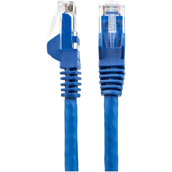 StarTech Cable de Red Ethernet CAT6 LSZH U/UTP Snagless - N6LPATCH2MBL - Compatible PoE 100W, 650 MHz, 10 Gbps, Conectores Chapados en Oro, Azul, 2 metros con Garantía de por Vida