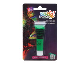 Maquillaje Neón Brilla En La Oscuridad Luz UV Verde para Fiestas y Eventos