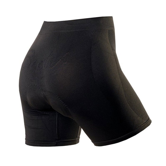 Biotex Culotte sin costuras con badana transpirable para mujer - Ropa interior ciclismo carretera y MTB - XL-XXL