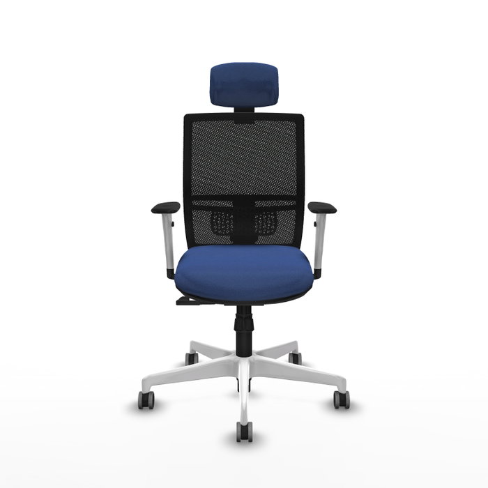 PIQUERAS Y CRESPO Silla de oficina Yunquera con mecanismo Sincro, Azul marino y Negro PIQUERAS Y CRESPO Silla de oficina Yunquera con mecanismo Sincro, Azul marino y Negro