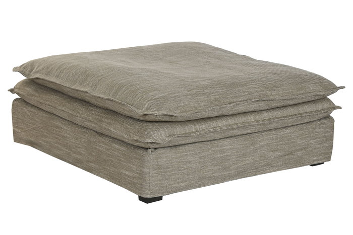 DKD Home Decor Módulo Auxiliar Sofá Verde Poliéster Lino