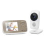 Motorola VM483 Vigilabebés de vídeo Oro, Blanco