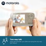 Motorola VM483 Vigilabebés de vídeo Oro, Blanco