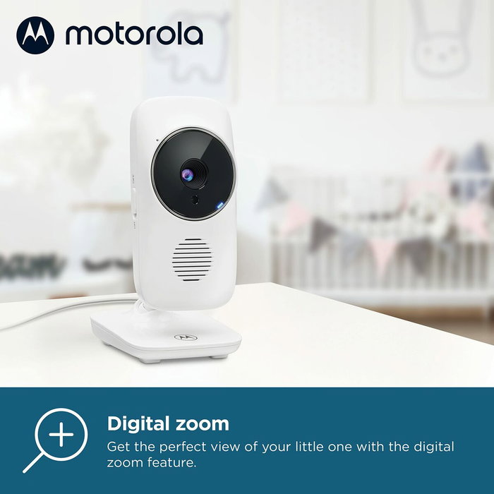 Motorola VM483 Vigilabebés de vídeo Oro, Blanco Motorola VM483 Vigilabebés de vídeo Oro, Blanco