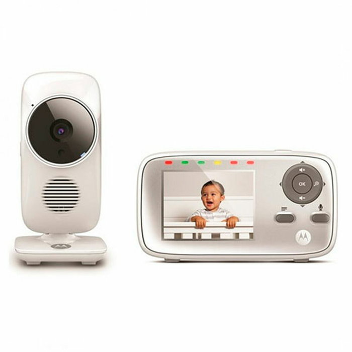 Motorola VM483 Vigilabebés de vídeo Oro, Blanco Motorola VM483 Vigilabebés de vídeo Oro, Blanco
