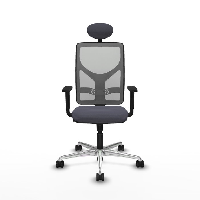 PIQUERAS Y CRESPO Silla de oficina Motilla con mecanismo Sincro, Gris PIQUERAS Y CRESPO Silla de oficina Motilla con mecanismo Sincro, Gris