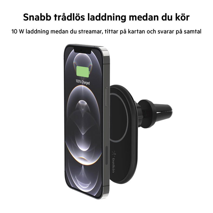 Belkin BOOST Charge Magnetic Wireless Car Charger 10W Negro Belkin BOOST Charge Magnetic Wireless Car Charger 10W Negro