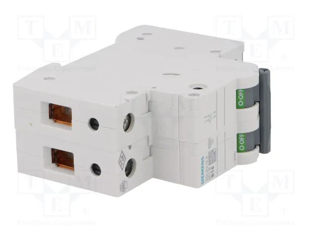 SIEMENS 5SL6216-6 Interruptor magnetotérmico 16A 2 polos B SIEMENS 5SL6216-6 Interruptor magnetotérmico 16A 2 polos B