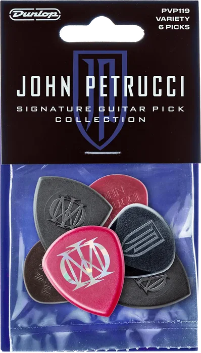 Dunlop Pack Variety John Petrucci Signature, Pack De 6 Unidades Púas Guitarra