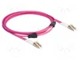 DeLOCK Cable de fibra óptica OM4 Multimodo LC Duplex a LC Duplex con armadura metálica, 3 m