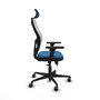 PIQUERAS Y CRESPO Silla de oficina Jorquera Sincro/Traslack Azul claro y Blanco