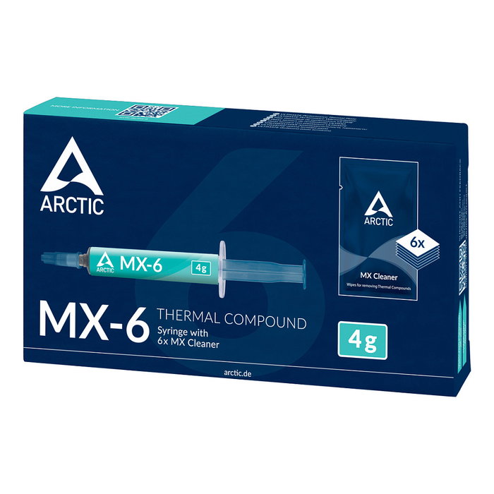 ARCTIC MX-6 Pasta Térmica 4g con 6x MX Cleaner ARCTIC MX-6 Pasta Térmica 4g con 6x MX Cleaner