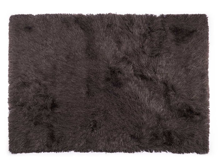 Giftdecor Alfombra Salón Gris Oscuro Poliéster Algodón 120x180 cm